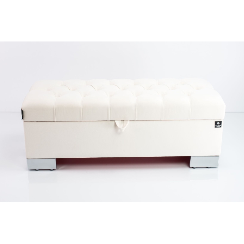 Tufted Storage Bench